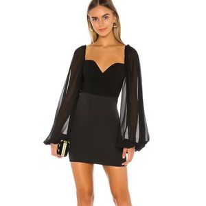 NBD Harry Mini Dress in Black - size small